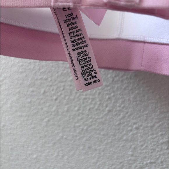 Victoria's Secret Pink and White Striped Bra - Picture 4 of 4